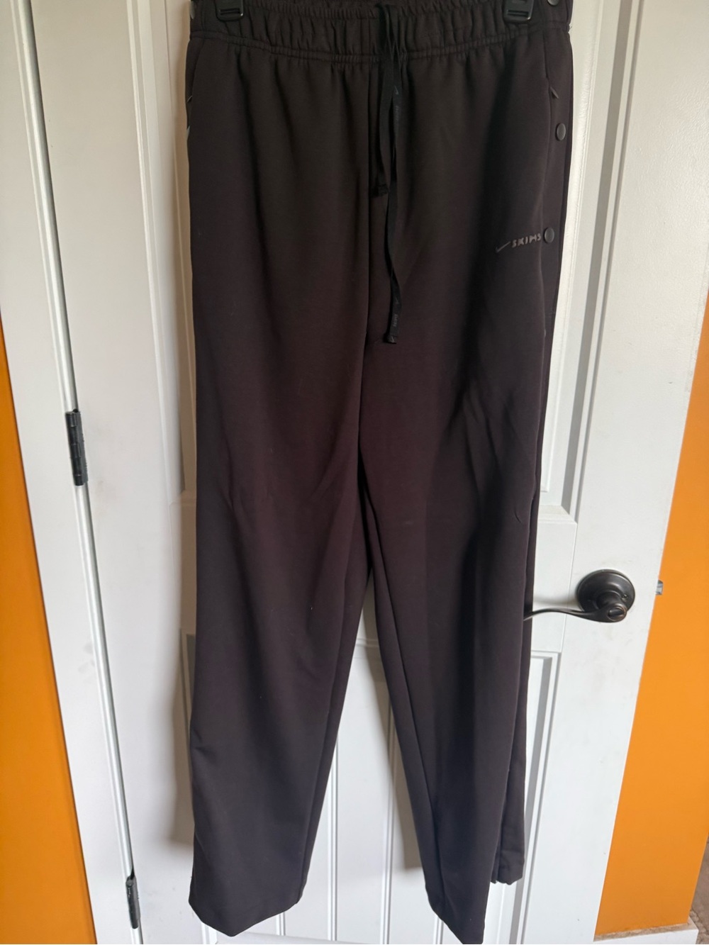 Nike Skims Double Snap Track Pants- Brown NWOT